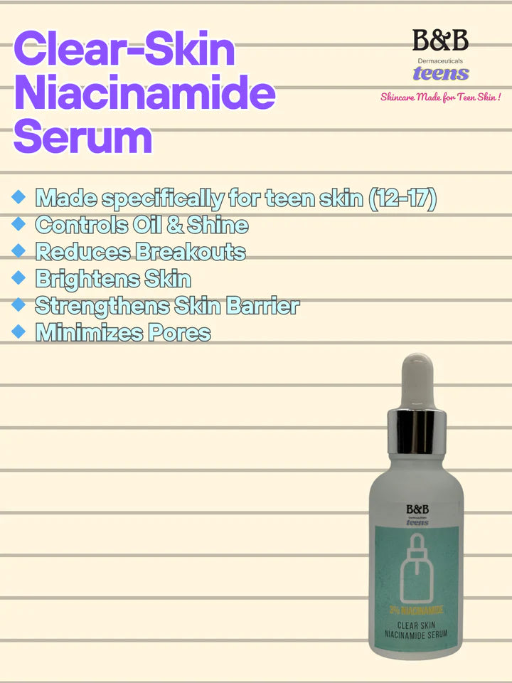 B&B Derma - Clear Skin Niacinamide Serum (3% Niacinamide)