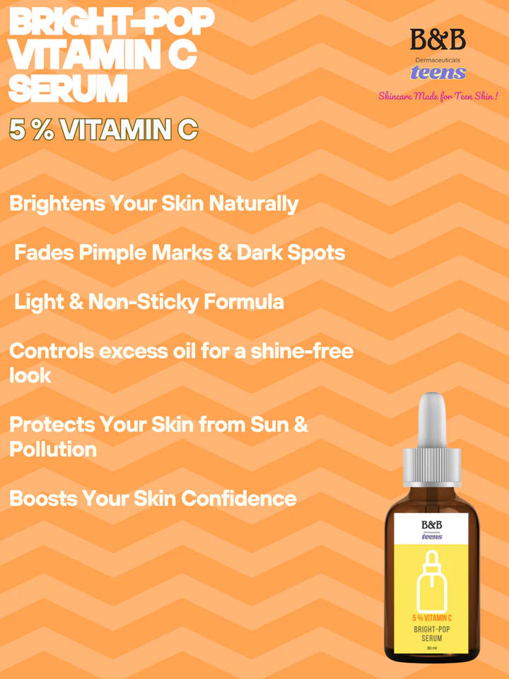 B&B Derma - Bright Pop Vitamin C Serum ( 5% Vitamin-C Serum )