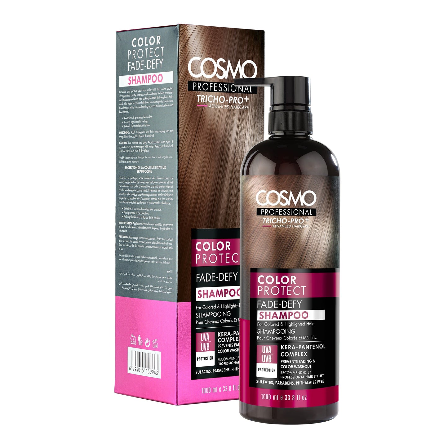 Cosmo Professional Color Protect Fade €“ Defy Shampoo 1000Ml
