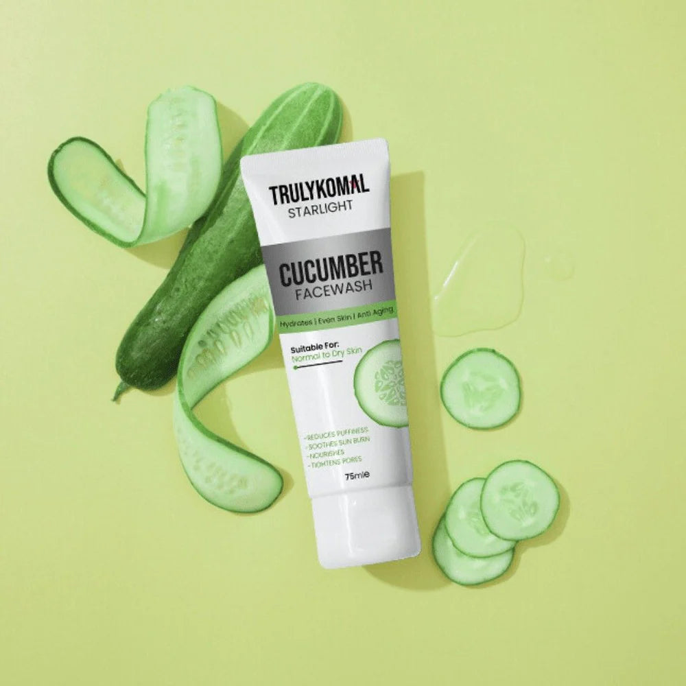 Truly Komal - Cucumber Face Wash