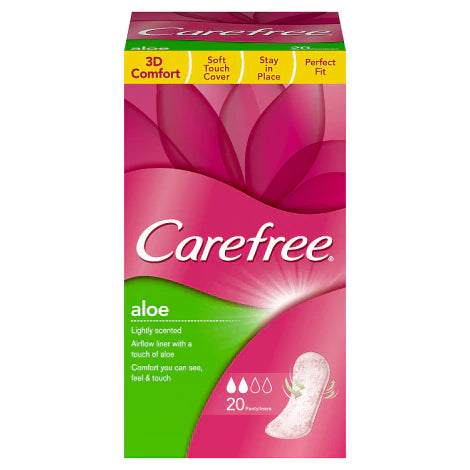 Care Free Panty Liner Aloe Normal Cotton 20 S