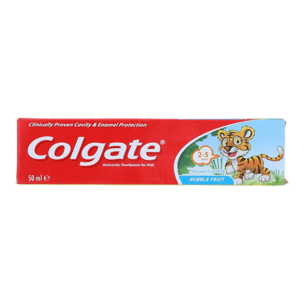 Colgate - Tooth Paste Kids 2-5 Year Bubble Fruit 50Ml/65G