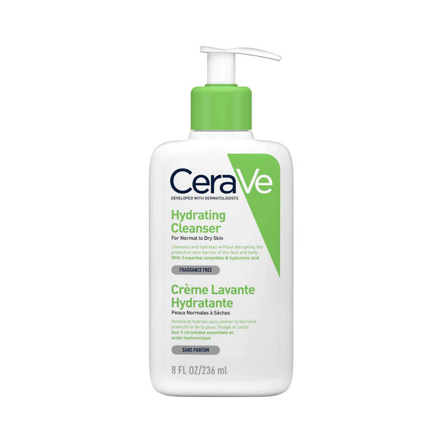 Cerave Hydrating Cleanser Normal To Dry Skin 8Oz/236Ml (France)