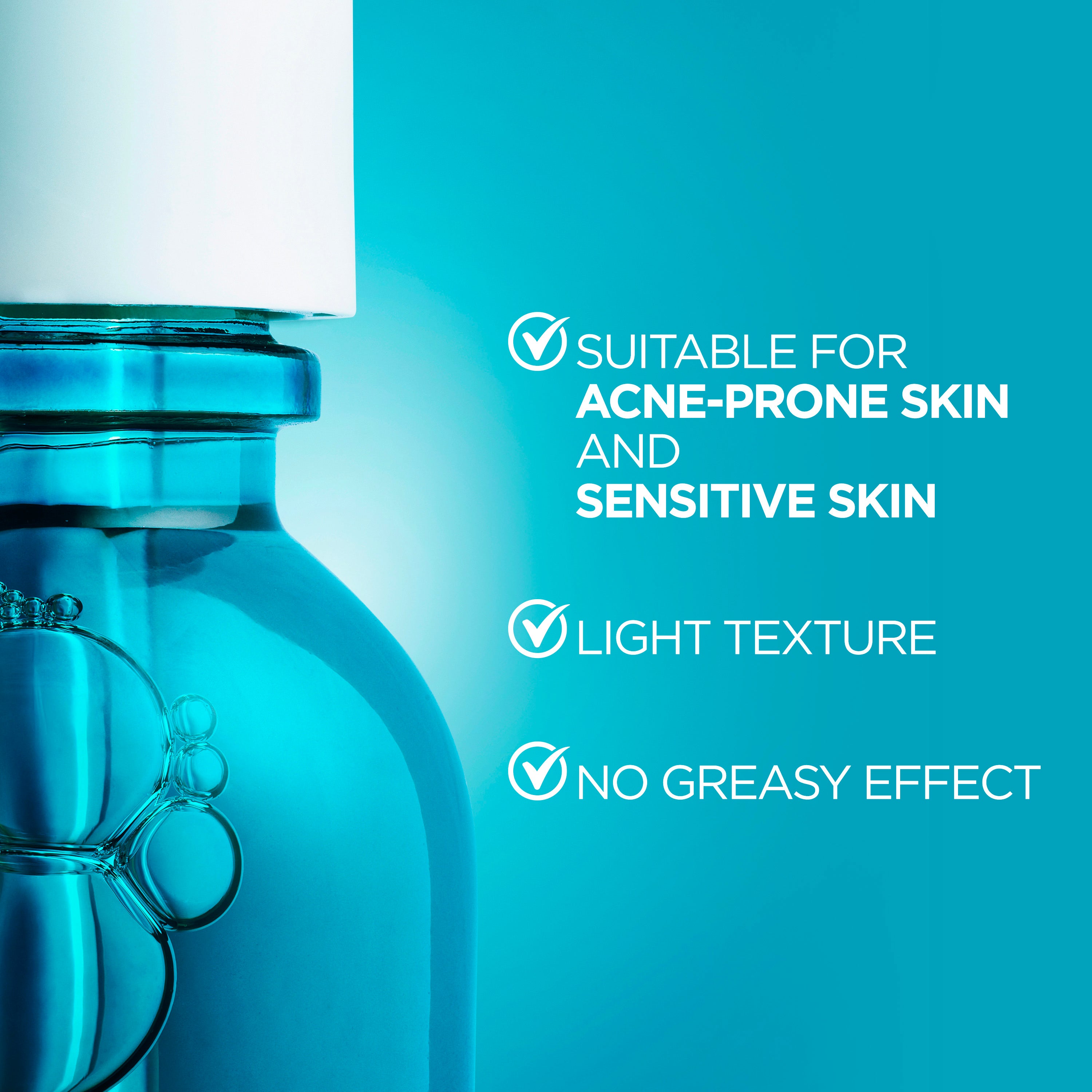 Bundle - Garnier Fast Clear Serum for Acne Prone Skin - 30ml + Free Face Serum Massager