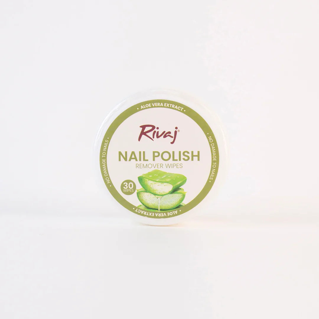 Rivaj - Nail Polish Remover Wipes (Aloe Vera Extract) - 30 Wipes