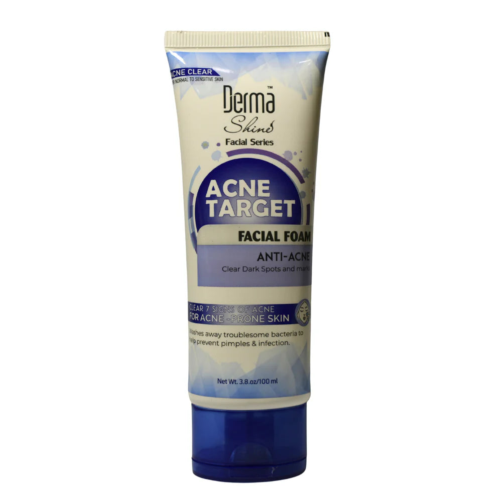 Derma Shine Acne Target Facial Foam Anti-Acne 100 Ml