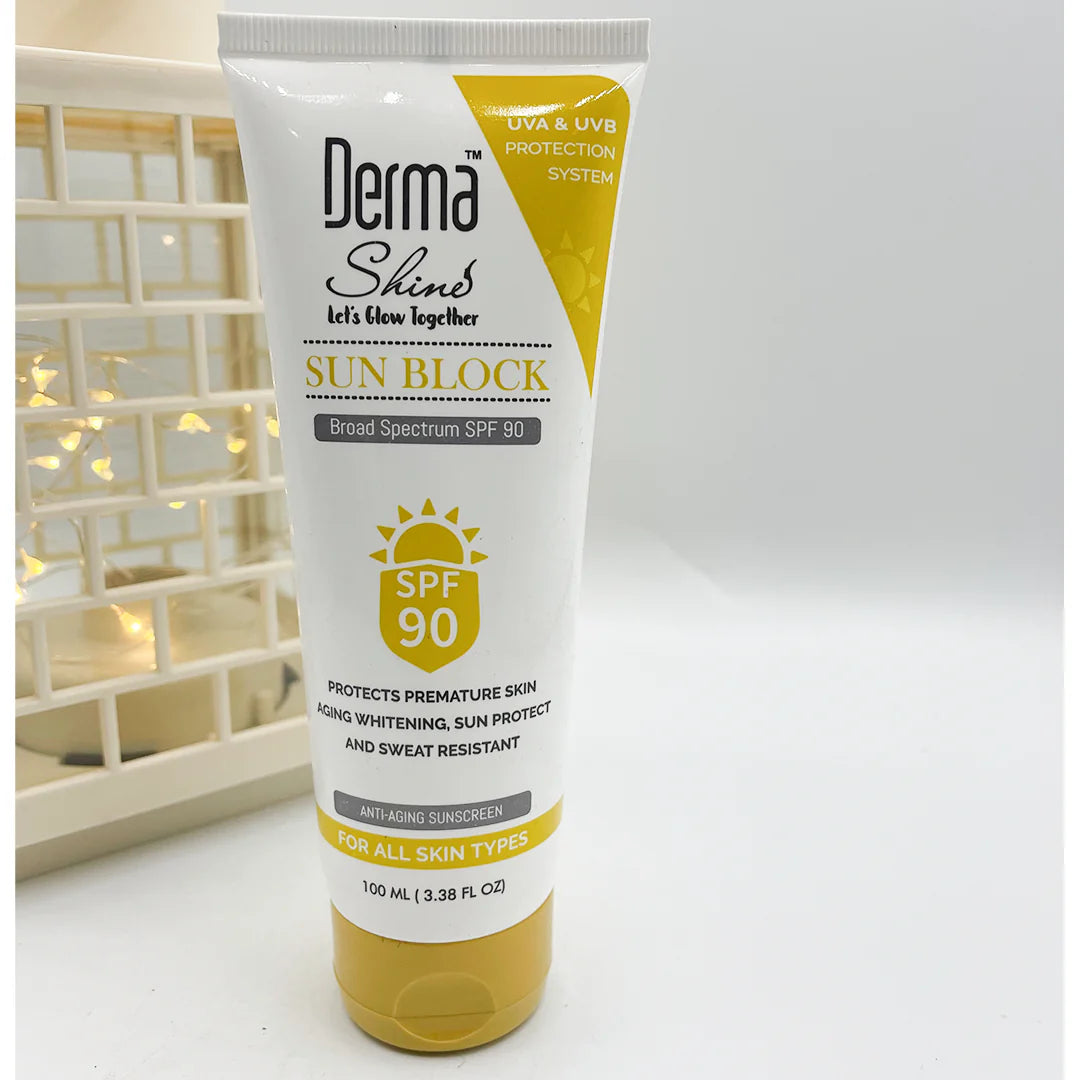 Derma Shine Sun Block Spectrum Spf90 100Ml