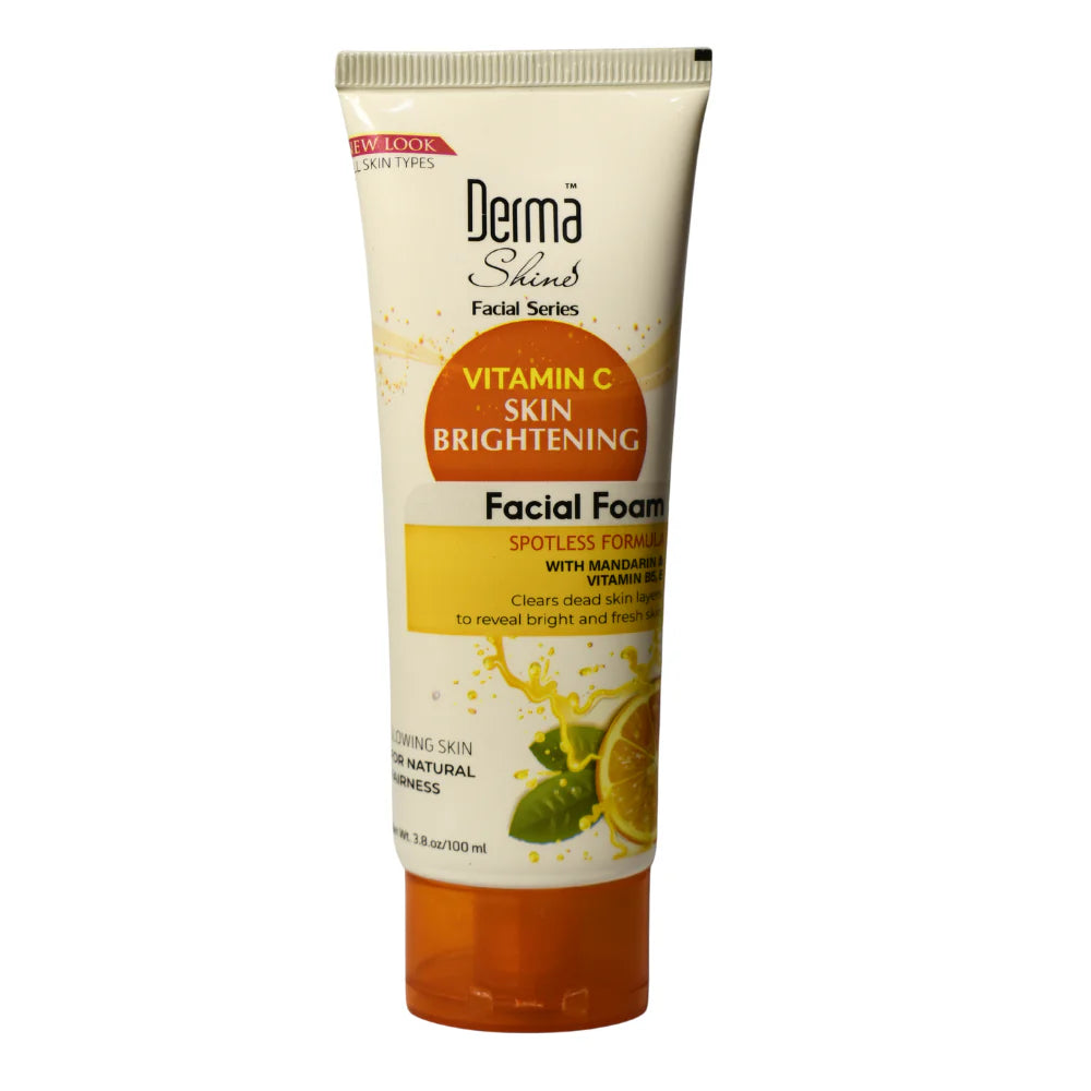 Derma Shine Vitamin C Skin Brightening Facial Foam 100Ml
