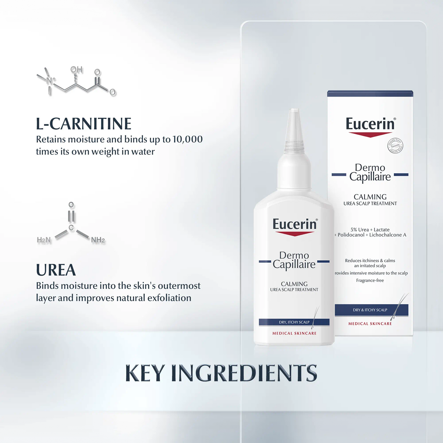 Eucerin - Dermocapillaire Calming Urea Scalp Treatment - 100Ml