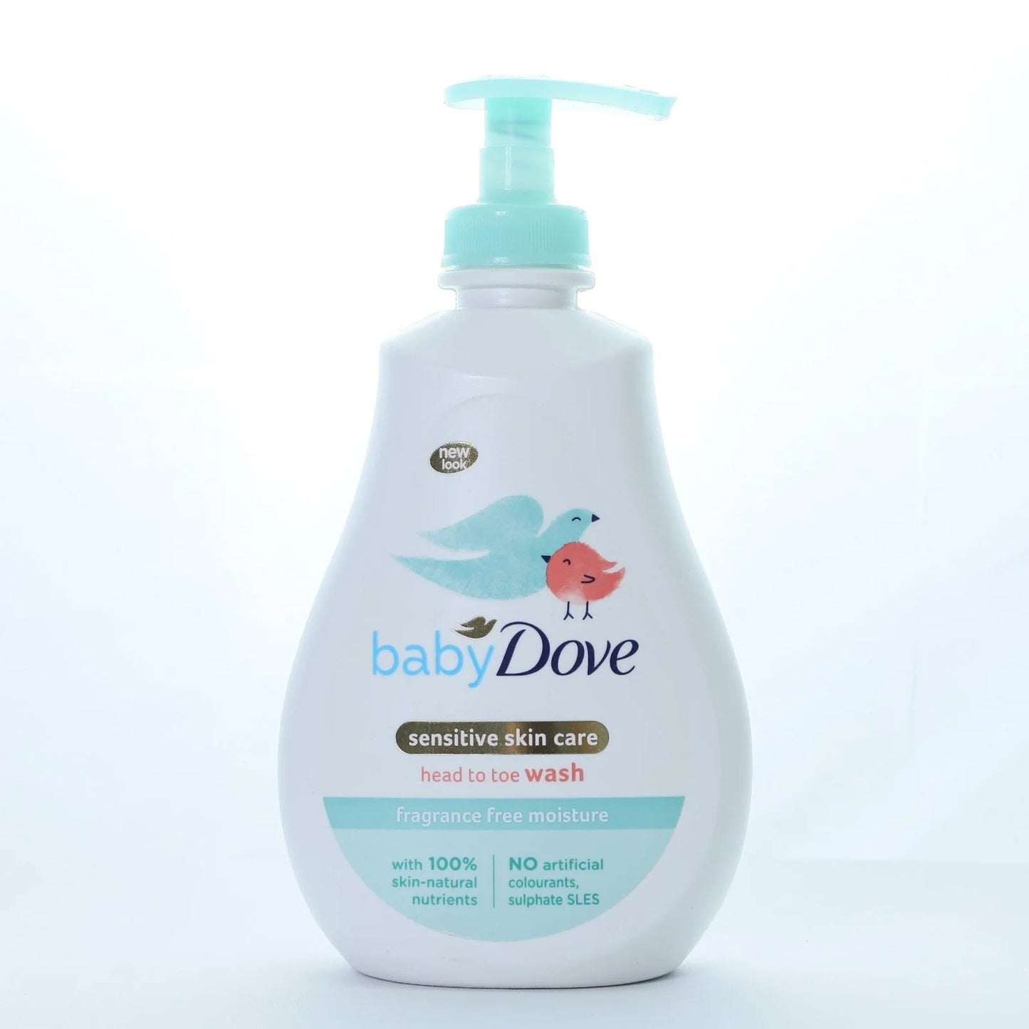 Dove Baby Head To Toe Wash Fragrance Free Moisture With Pump 400Ml