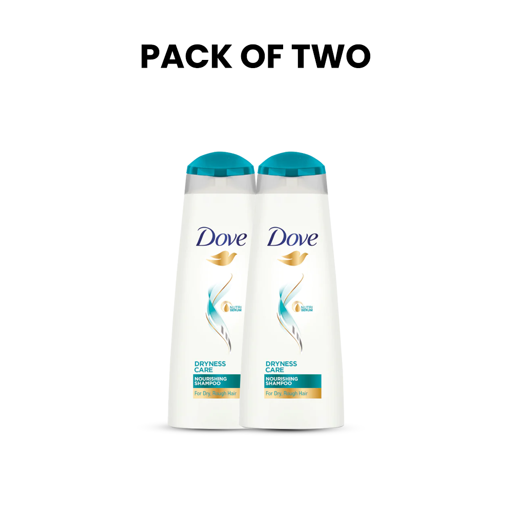 Bundle - Pack of 2 Dove Shampoo Dryness Care - 175Ml