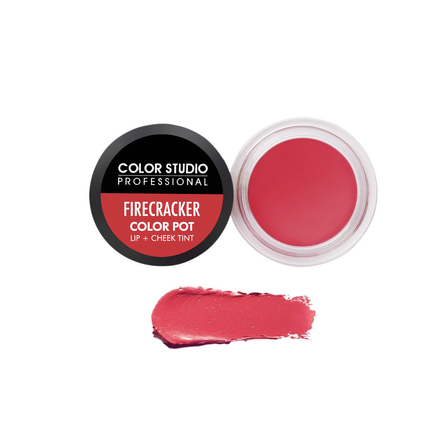 Color Studio - Color Pot Lip & Cheek Tint - Firecracker