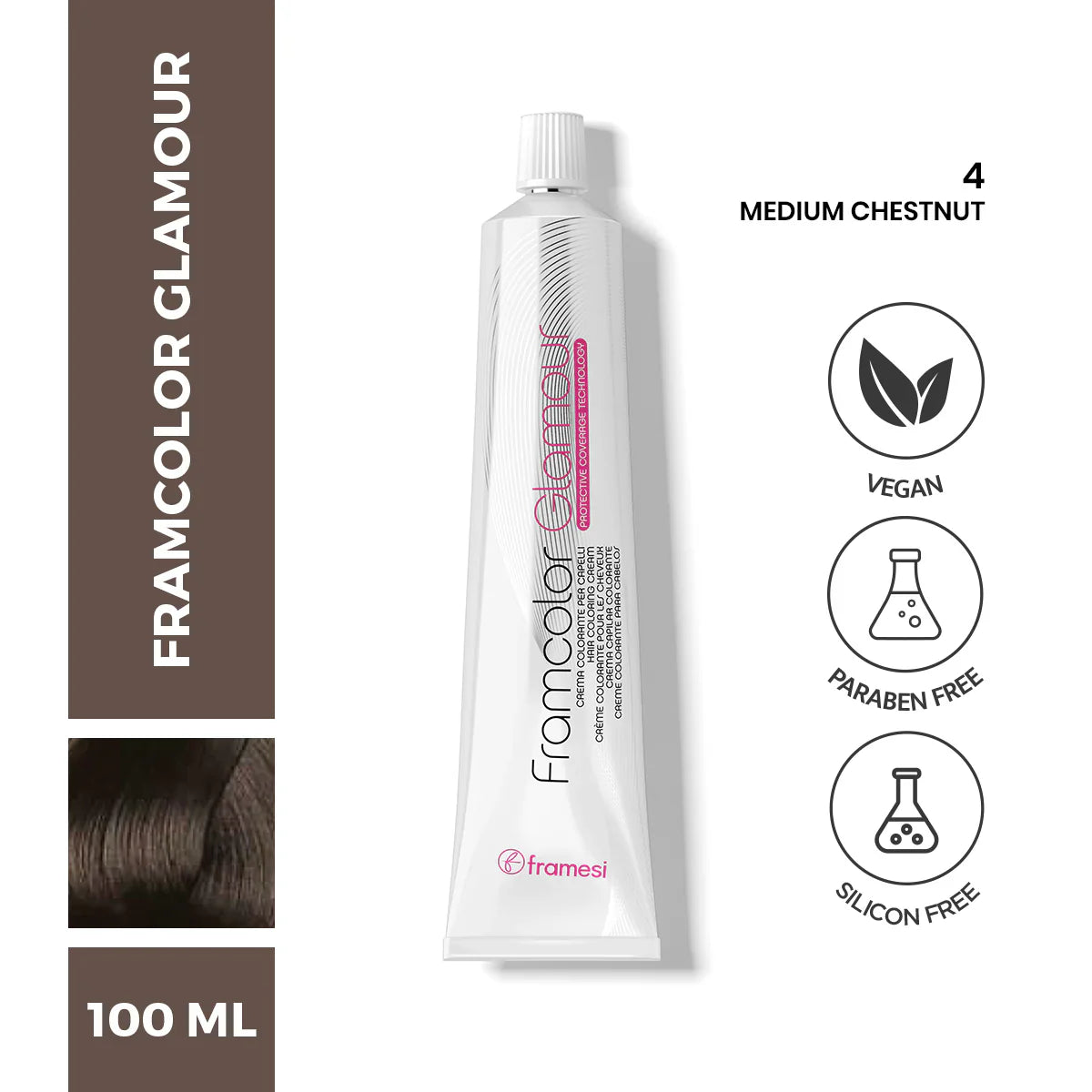 Framesi - FramColor Glamour - 4 Medium Chestnut