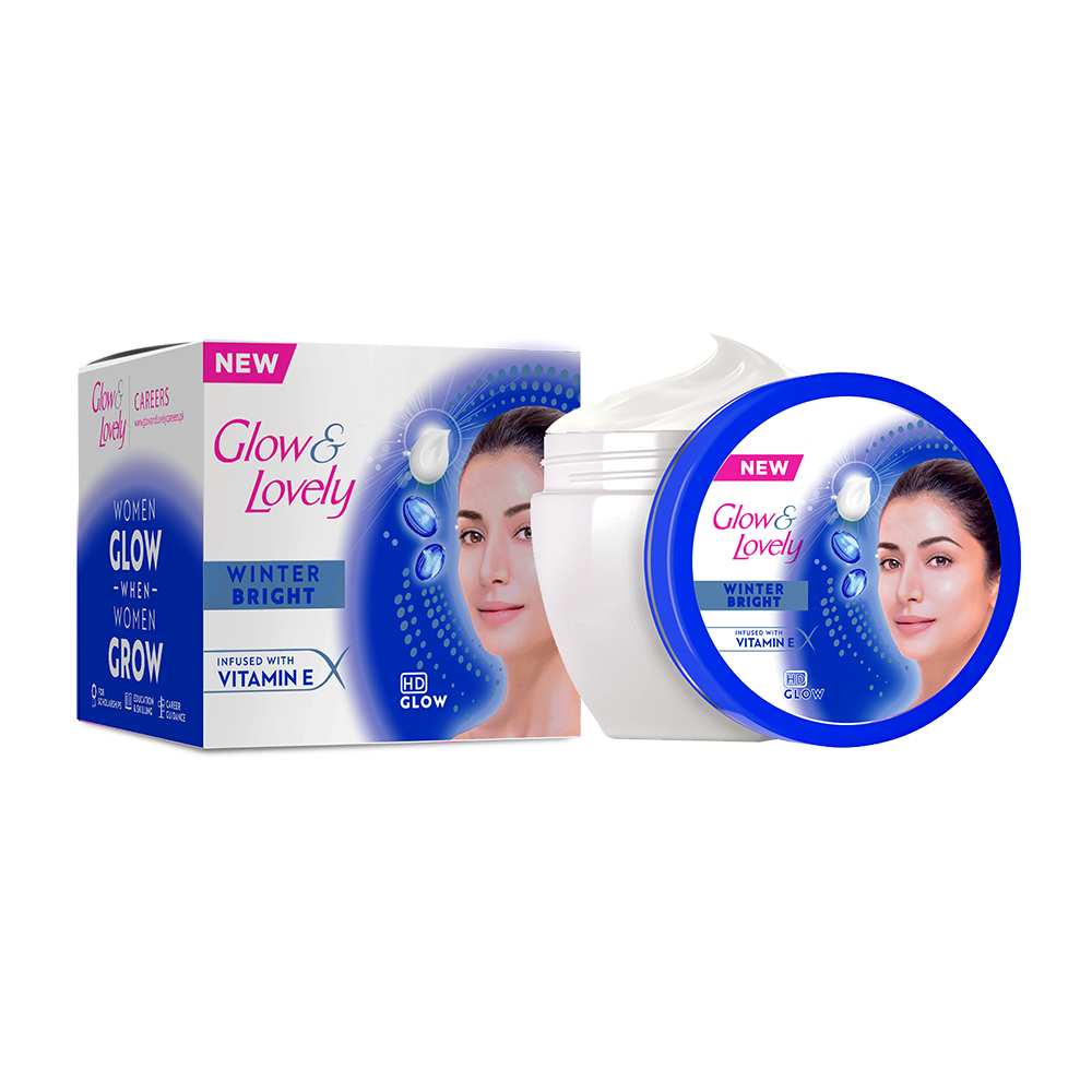 Glow & Lovely HD Glow Winter Bright Cream (Jar) 62Ml