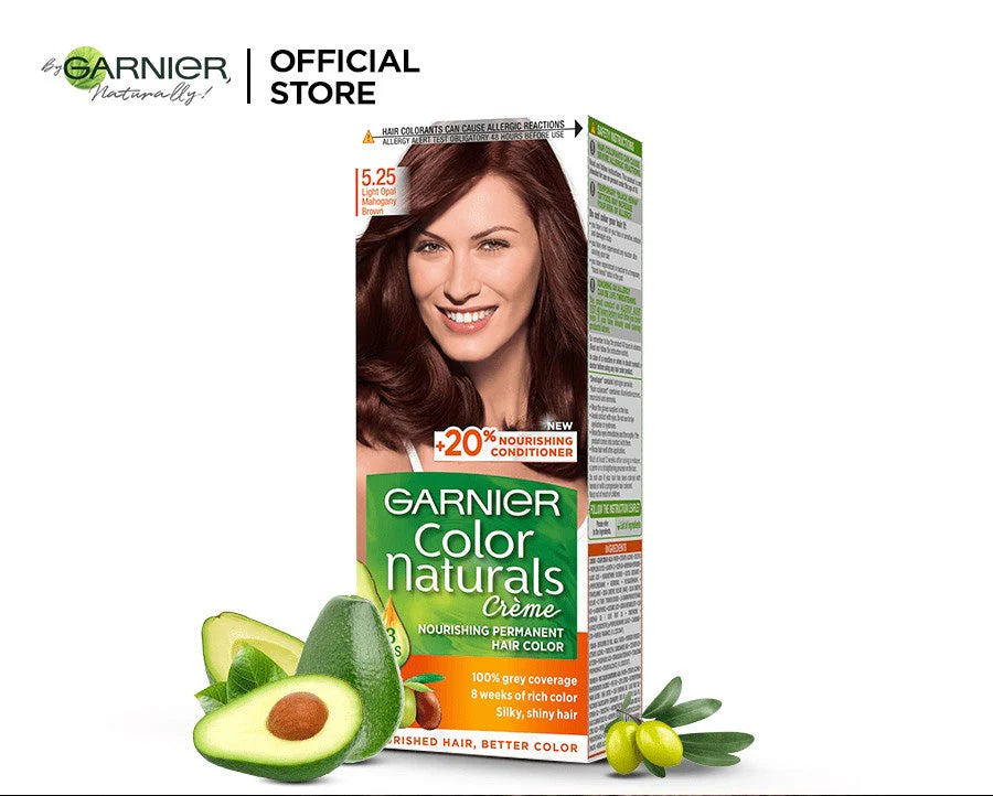 Garnier - Color Naturals Hair Colors - 5.25 Light Opal Mahogany Brown