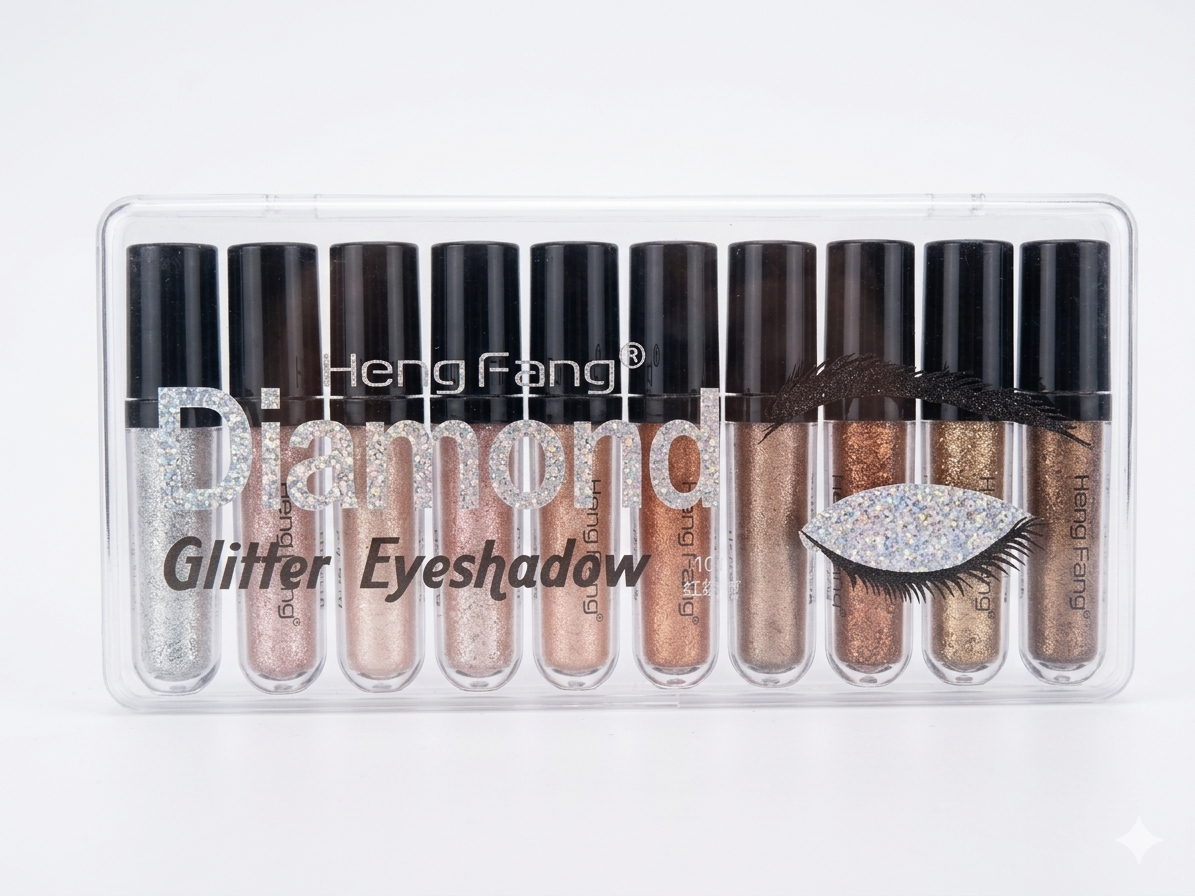 Heng Feng - Diamond Liquid Glitter Eye Shadows 10s