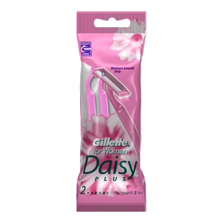 Gillette Daisy Plus Razor For Women Pouch 2'S