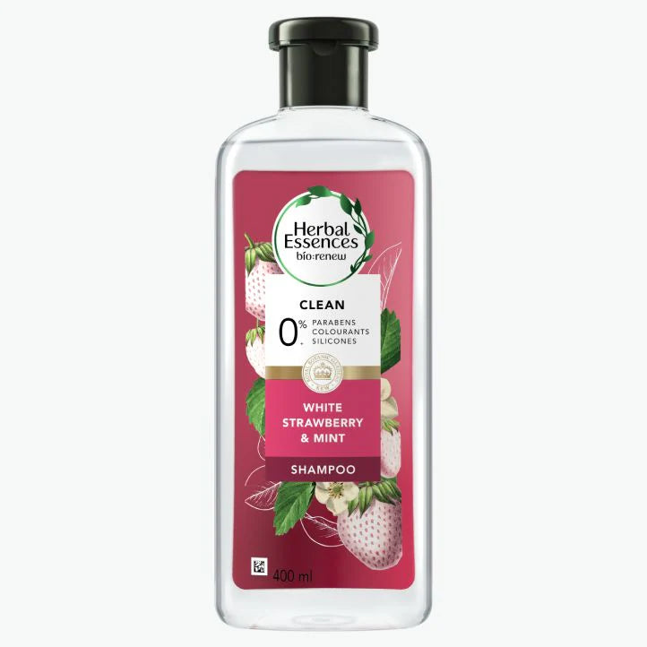 Herbal Essences Shampoo White Strawberry & Mint 400Ml