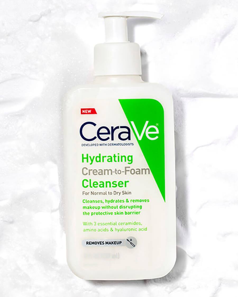Cerave Hydrating Cream To Foam Cleanser 16Oz/473Ml