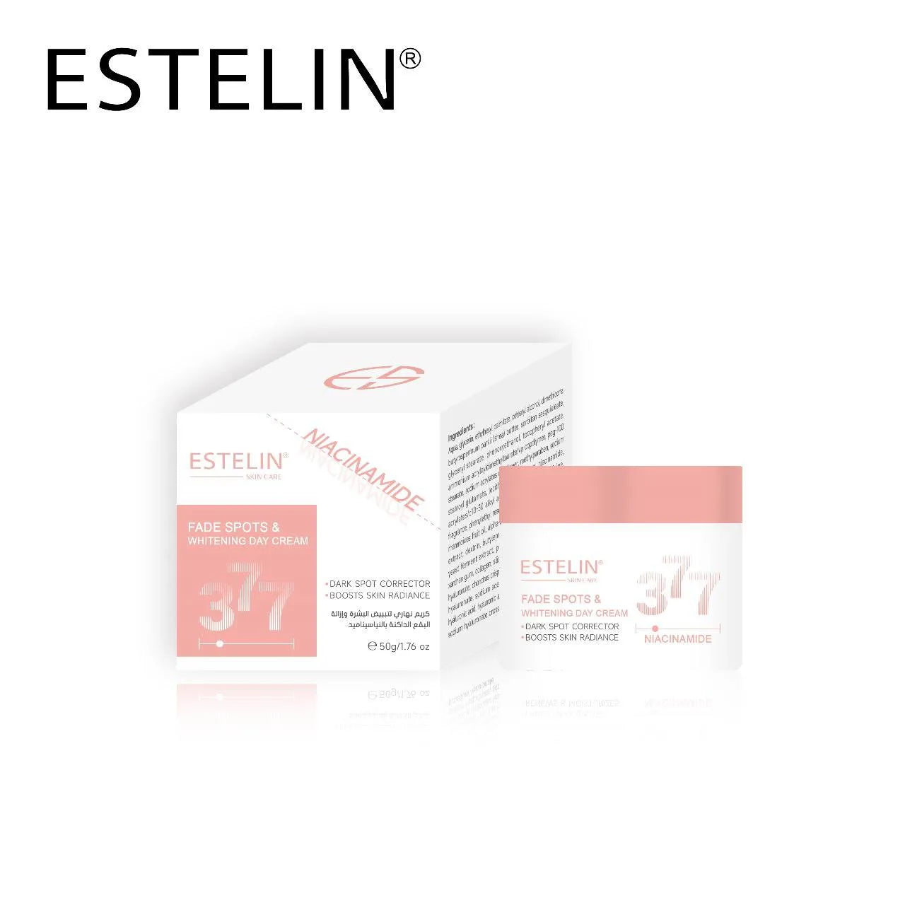 Estelin - Niacinamide Fade Spots & Whitening Day Cream 50g