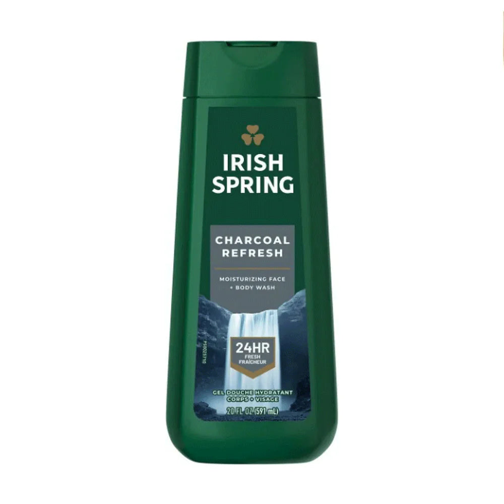 Irish Spring Body Wash Charcoal Refresh 20Oz/591Ml