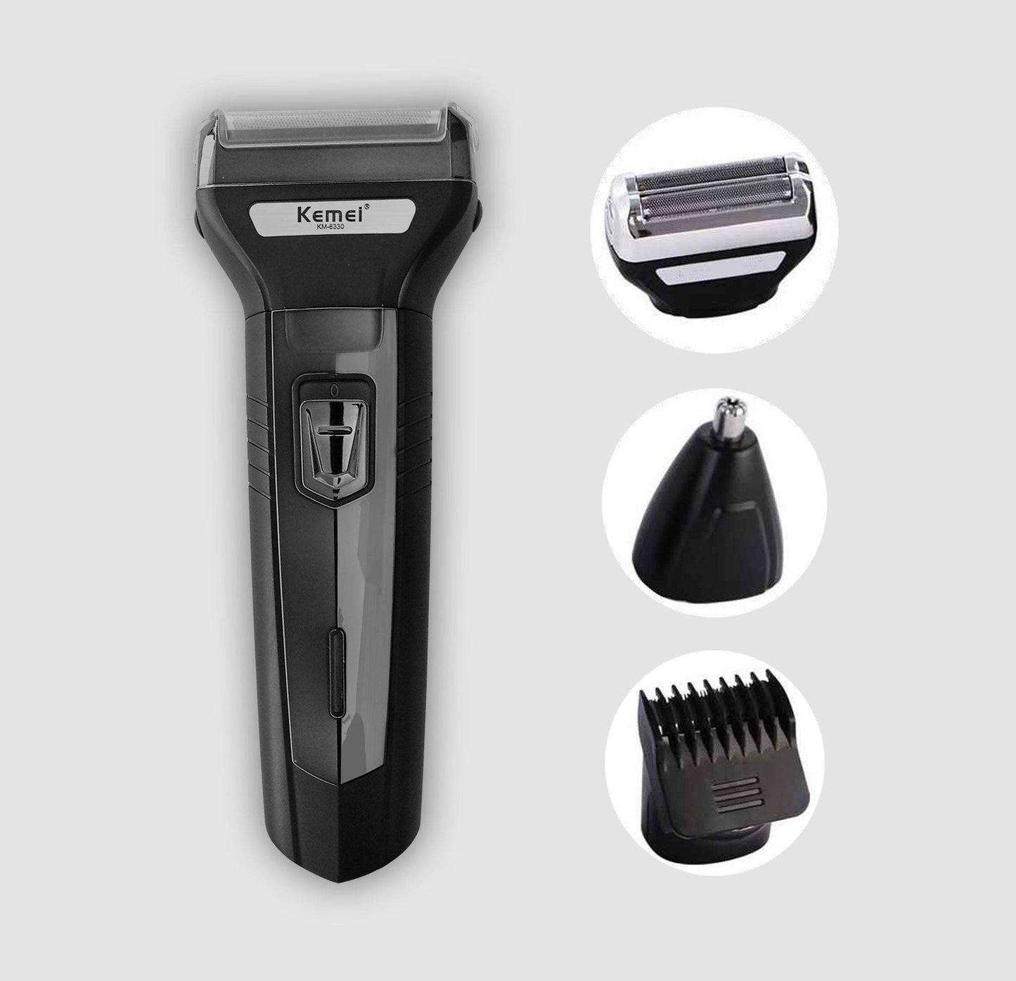 Kemei Grooming Kit 3-in-1 USB Charging KM-6331
