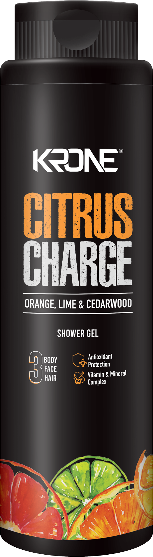 KRONE Citrus Charge Shower Gel 600ml