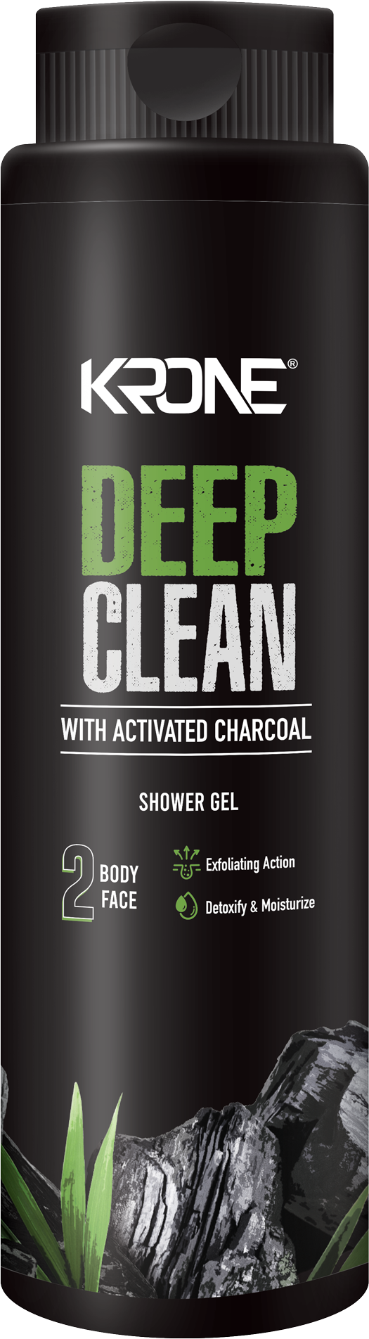 KRONE Deep Clean Charcoal Shower Gel 600ml