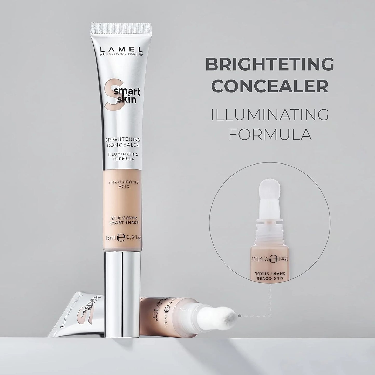 Lamel - Smart Skin Brightening Concealer - 402 Natural Beige