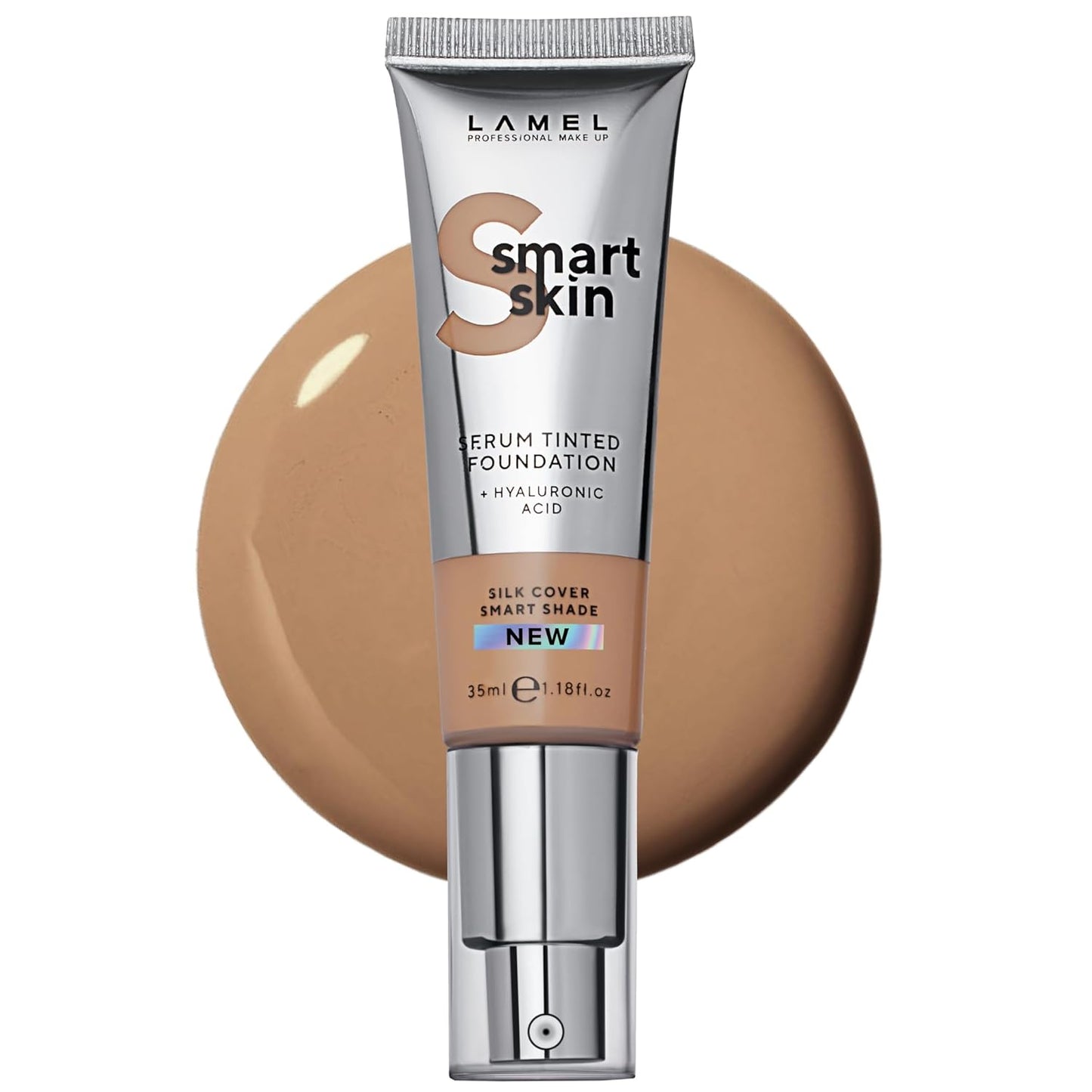 Lamel - Smart Skin Serum Tinted Foundation - 407 Peach Beige