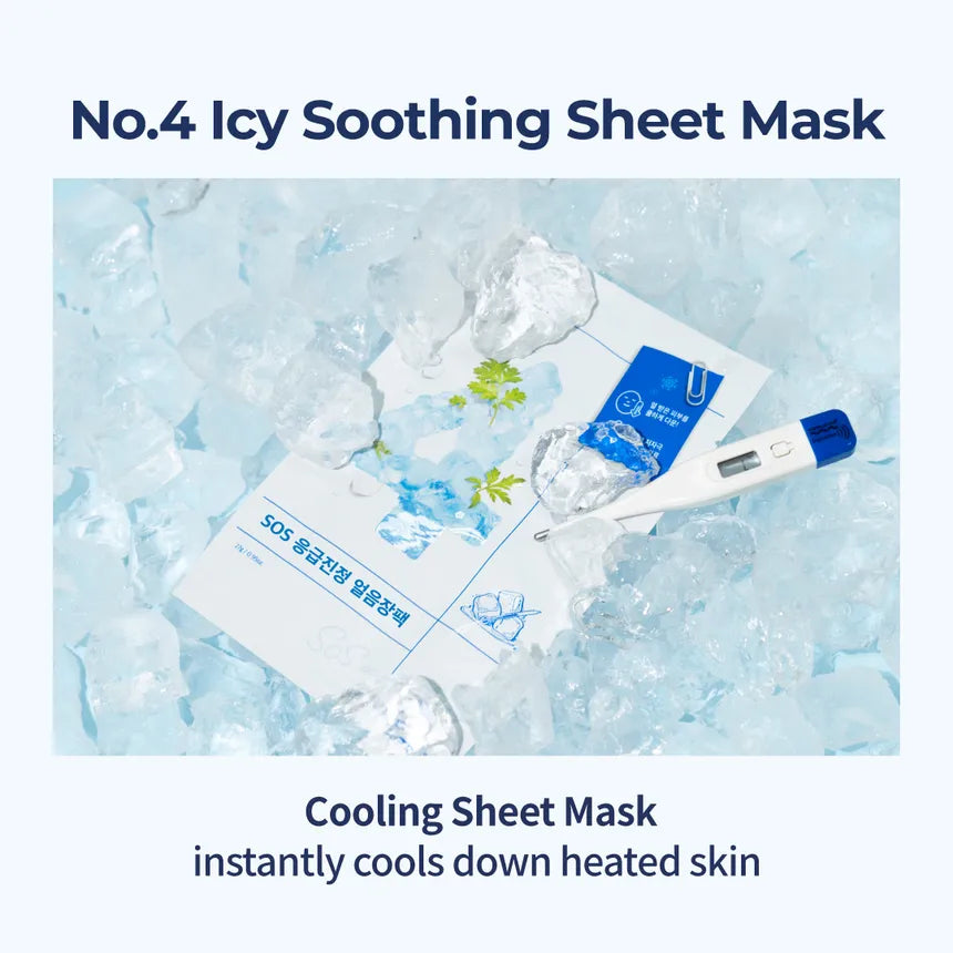 Numbuzin - No.4 Icy Soothing Sheet Mask - 27ml