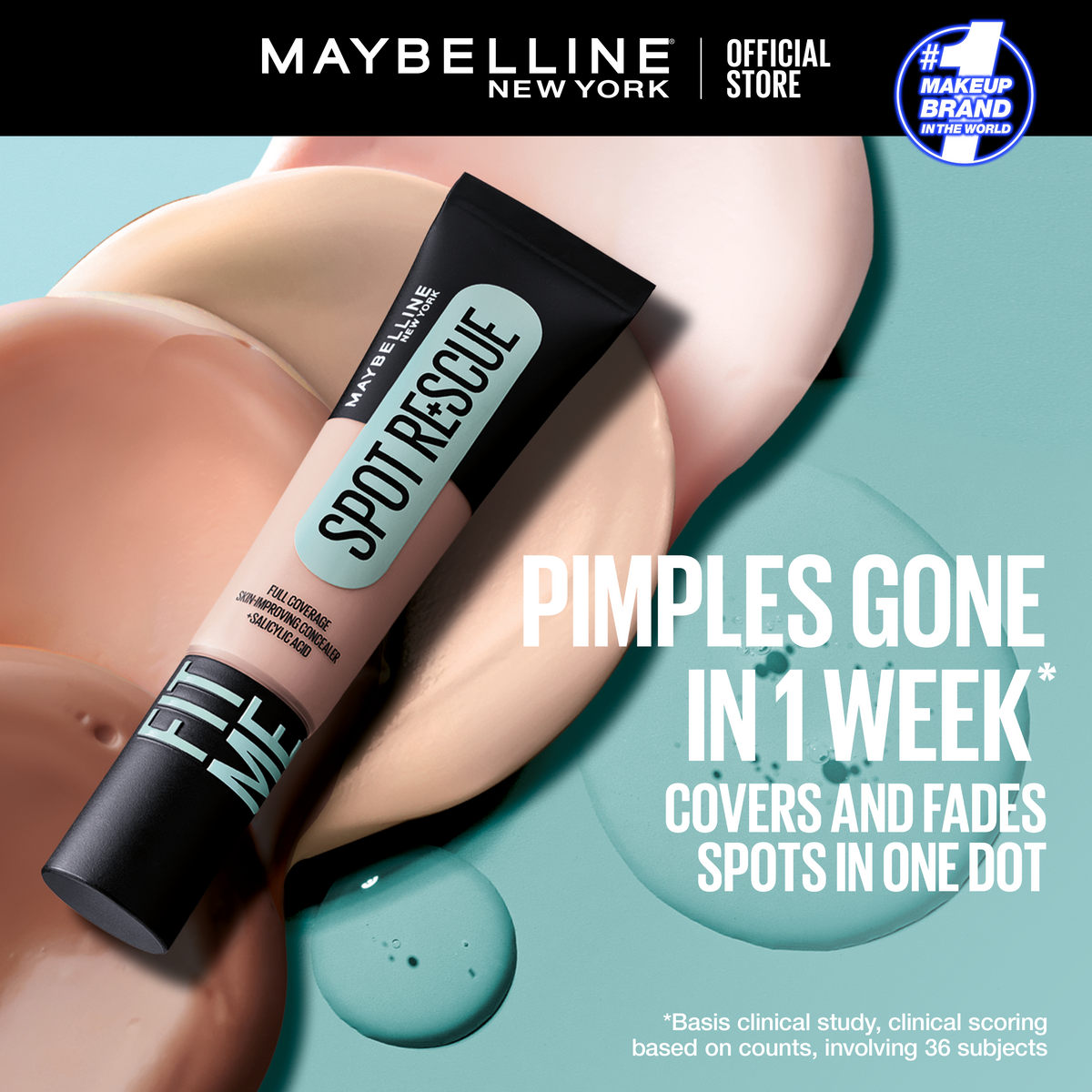 Rs. 10 - Maybelline - New York Fit Me Spot Rescue - 05 - 10.10 Dhamal
