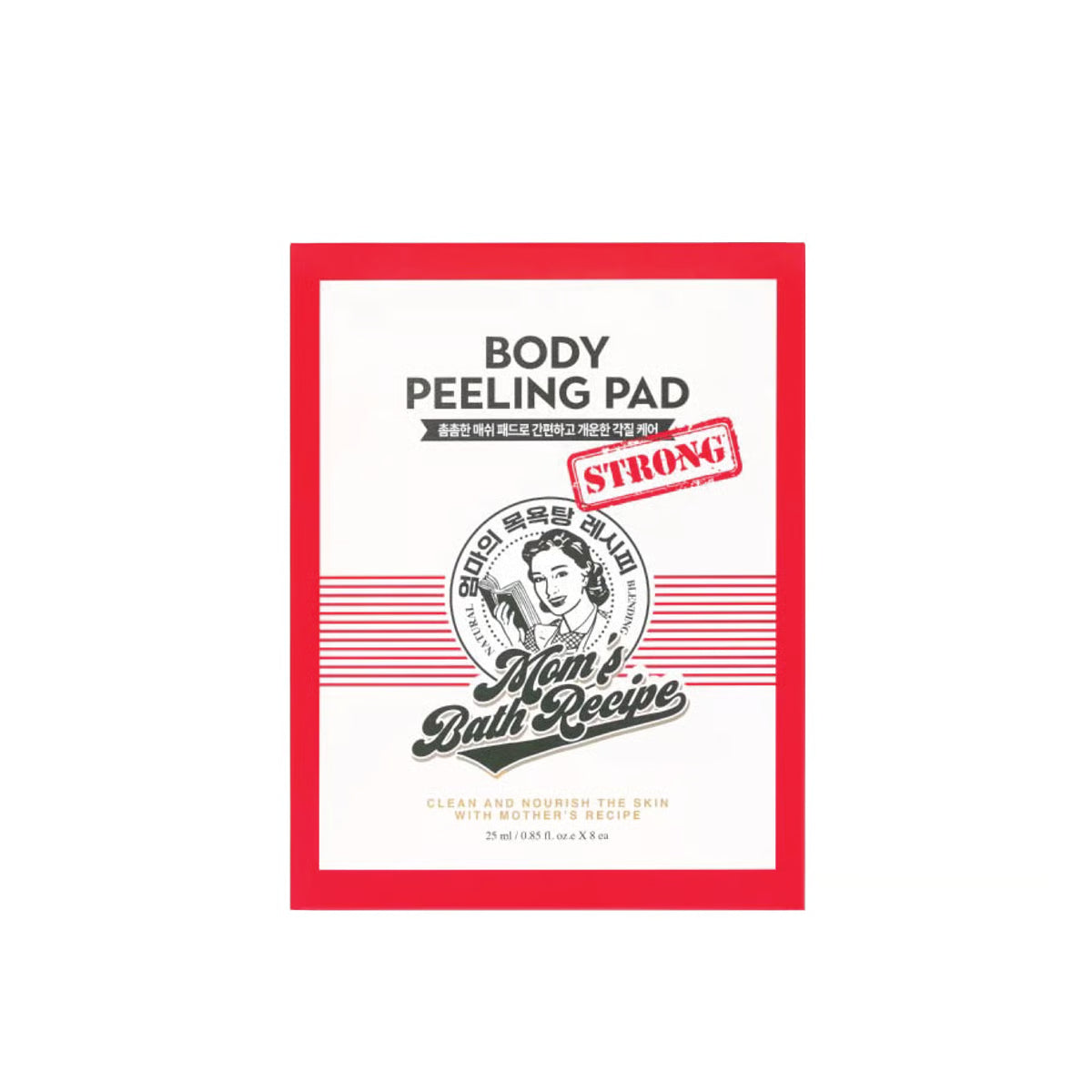 Mom's Bath Recipe Body Peeling Pad 25ml - Strong