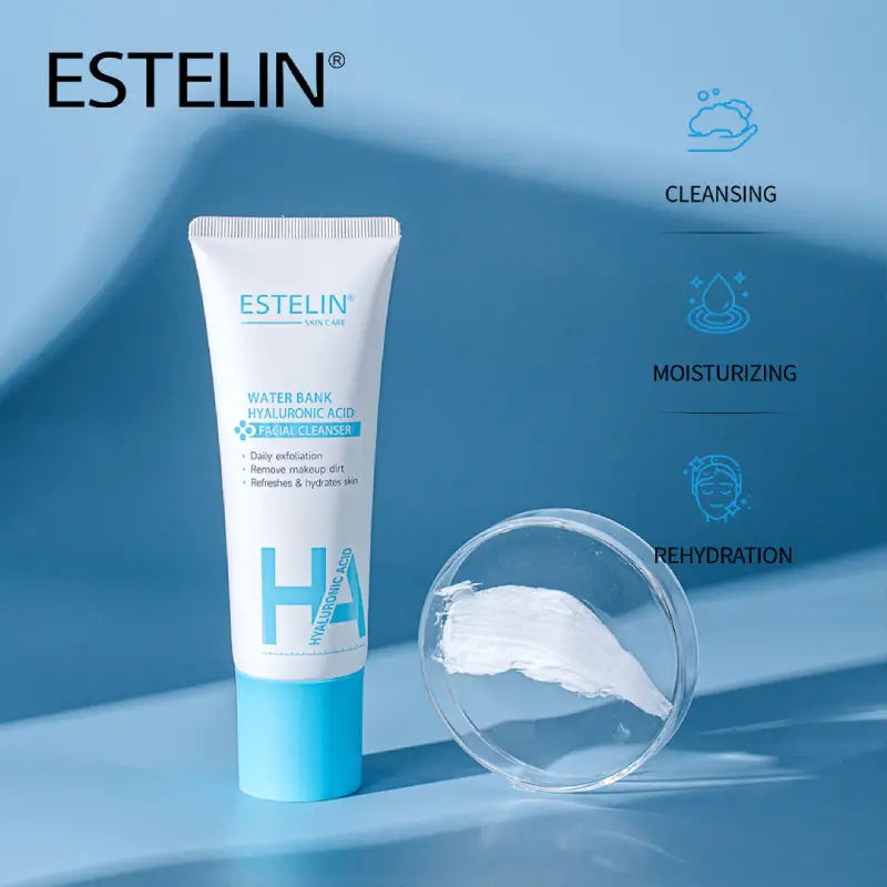 Estelin - Water Bank Hyaluronic Acid Facial Cleanser 120g