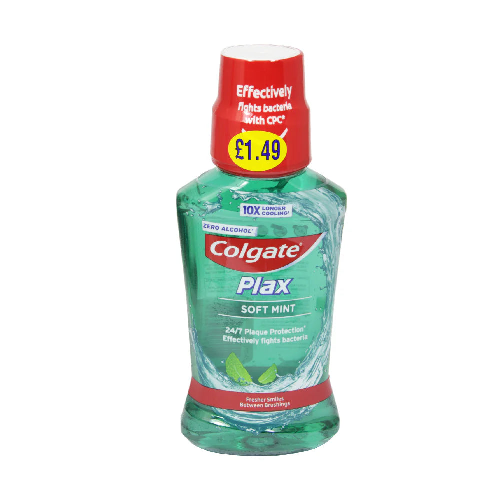 Colgate - Mouth Wash Plax Soft Mint 250Ml
