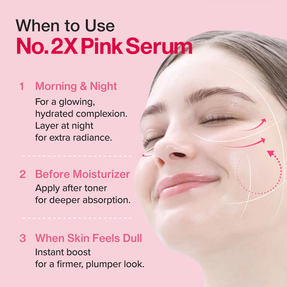 Numbuzin - No.2 Rose PDRN Collagen 2X Plumping Serum - 30ml