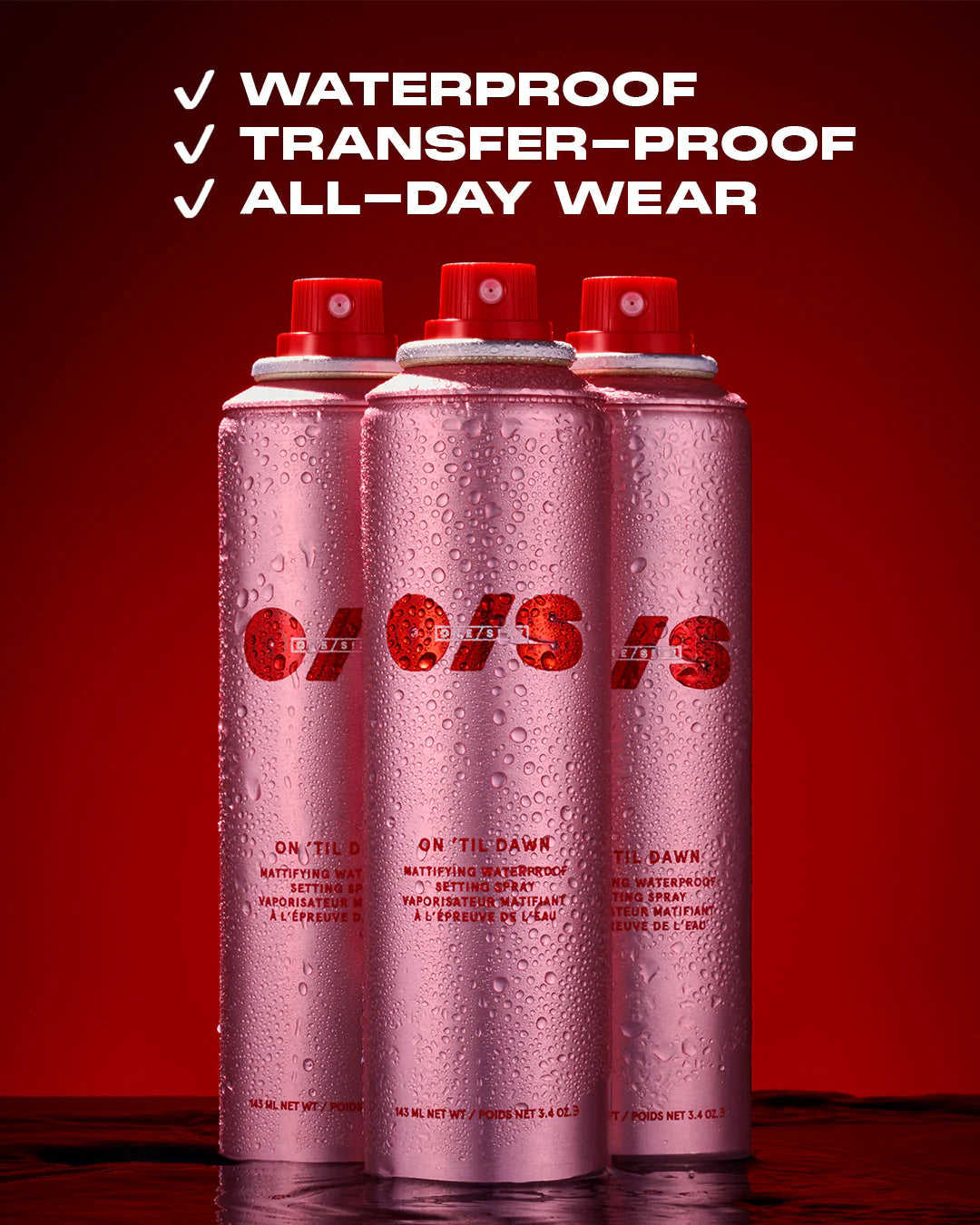 One Size On Til Dawn Mattifying Waterproof Setting Spray - 46 ml