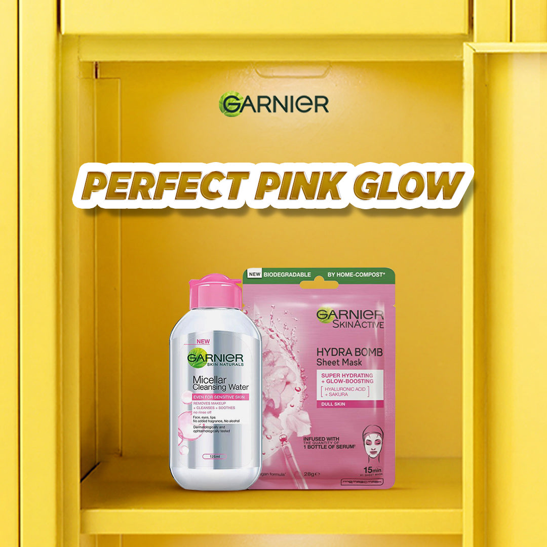 Garnier Skin Active Sakura Tissue Face Mask + Garnier Micellar 125 Ml