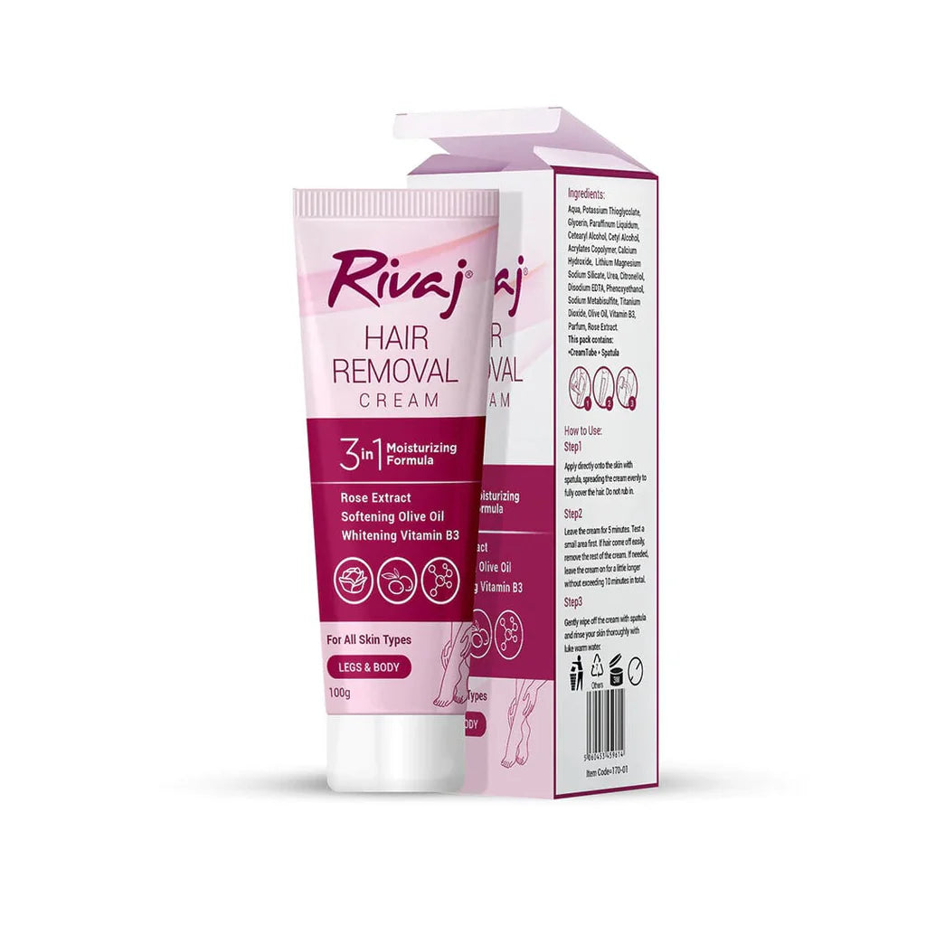 Rivaj - 3 in 1 Hair Removal Cream