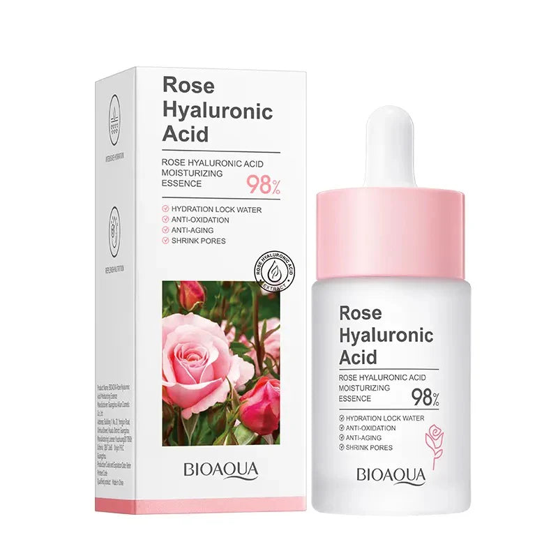 Bioaqua Rose Hyaluronic Acid Face Serum 30Ml