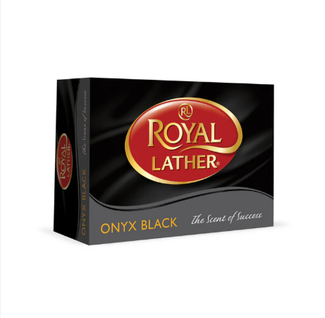 Royal Lather - Onyx Black Bar Soap 125 Gm