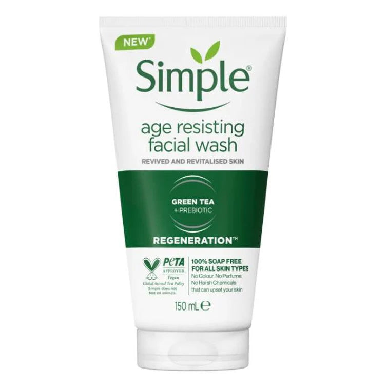 Simple Face Wash Age Resisting Regeneration Wash 150Ml