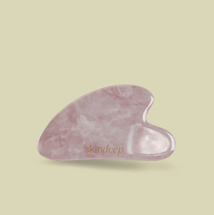Skin Deep - Gua Sha - Rose Quartz Crystal Heart