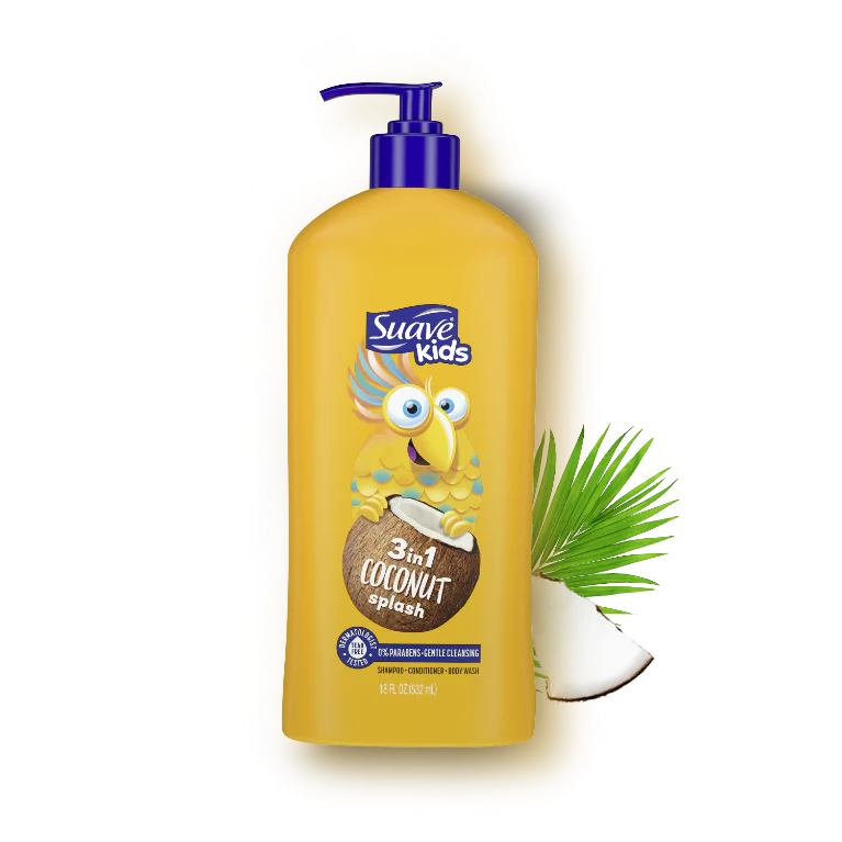 Suave Kids 3In1 Shmp+Cond & Body Wash Coconut Splash