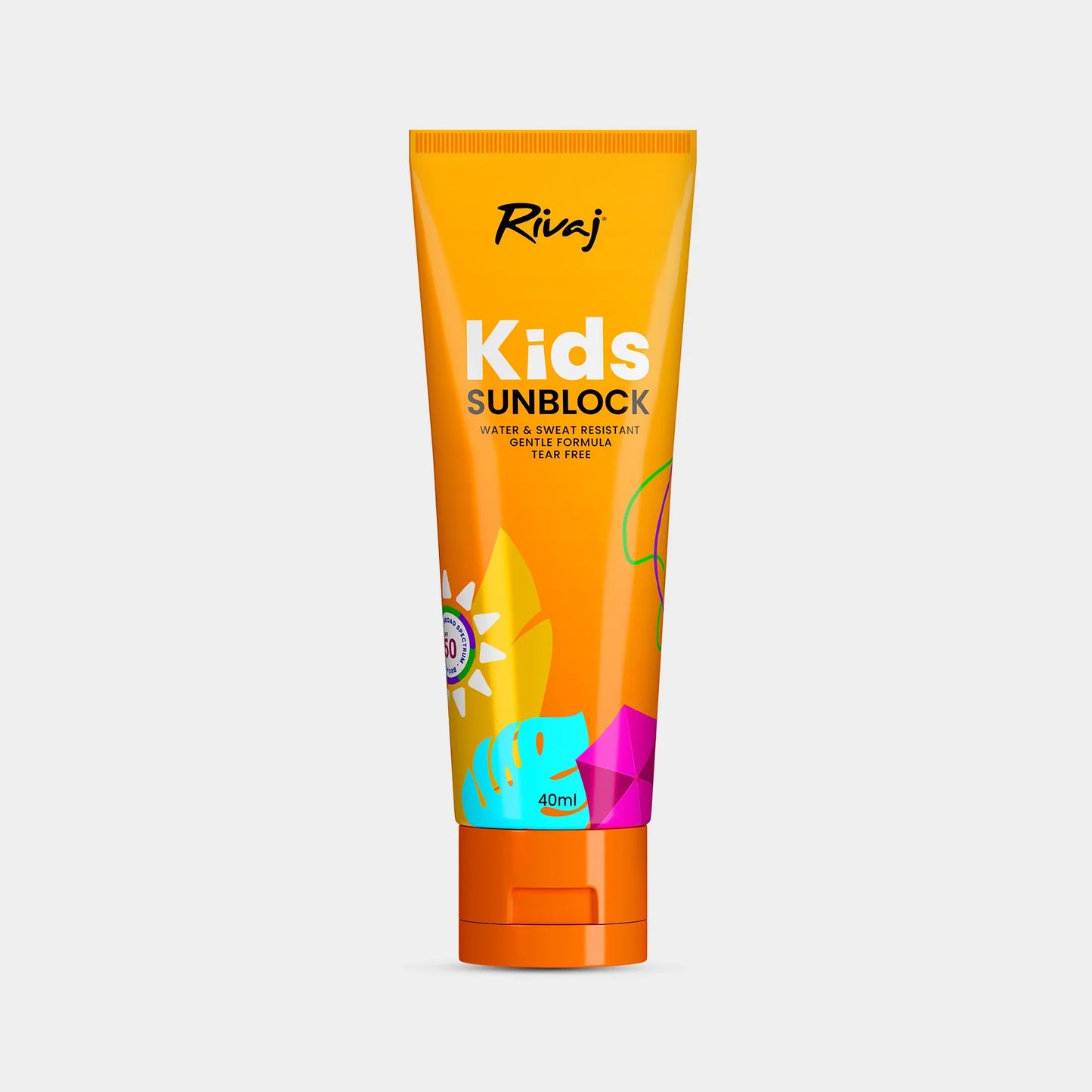 Rivaj - Kids Sunblock SPF50 - 40Ml