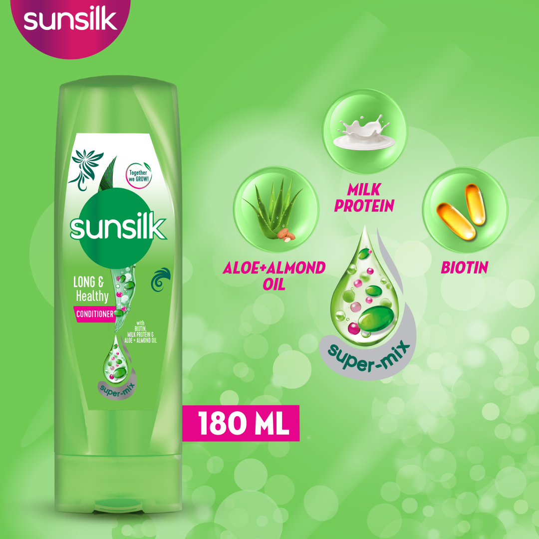 Sunsilk Long & Healthy Shampoo 180Ml