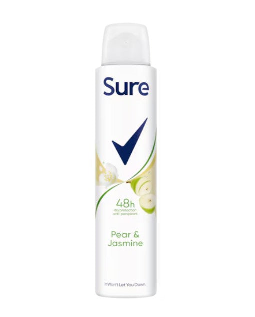 Sure A/P Spray Women Pear & Jasmine 200Ml