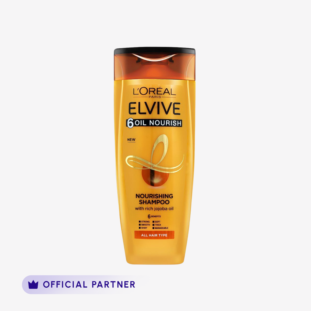 L'Oreal Paris Elvive 6 Oil Nourish Shampoo 360 Ml - For Dull & Dry Hair