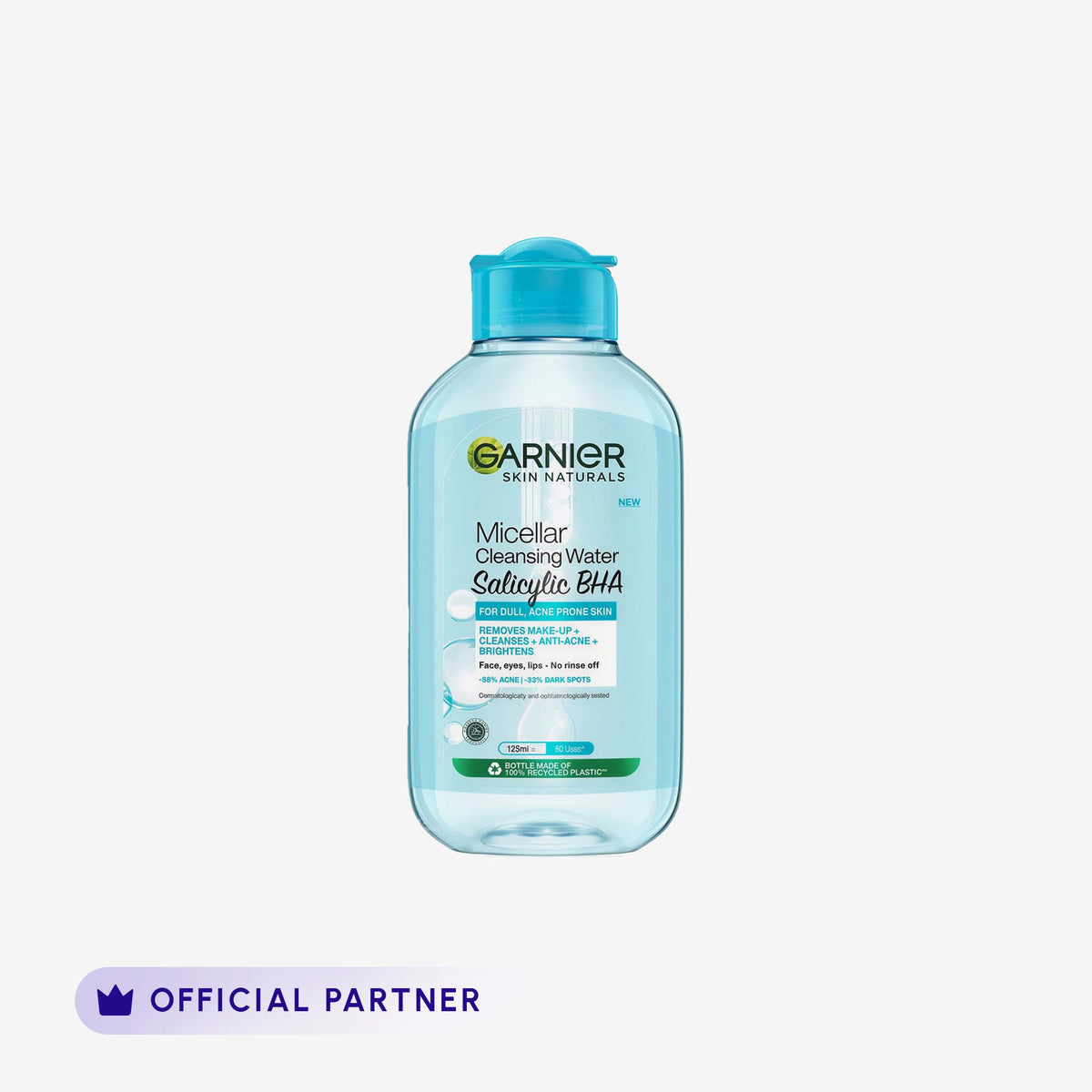 Perfect Deal - Garnier - Salicylic + BHA Micellar Cleansing Water for Acne Prone Skin - 125ml