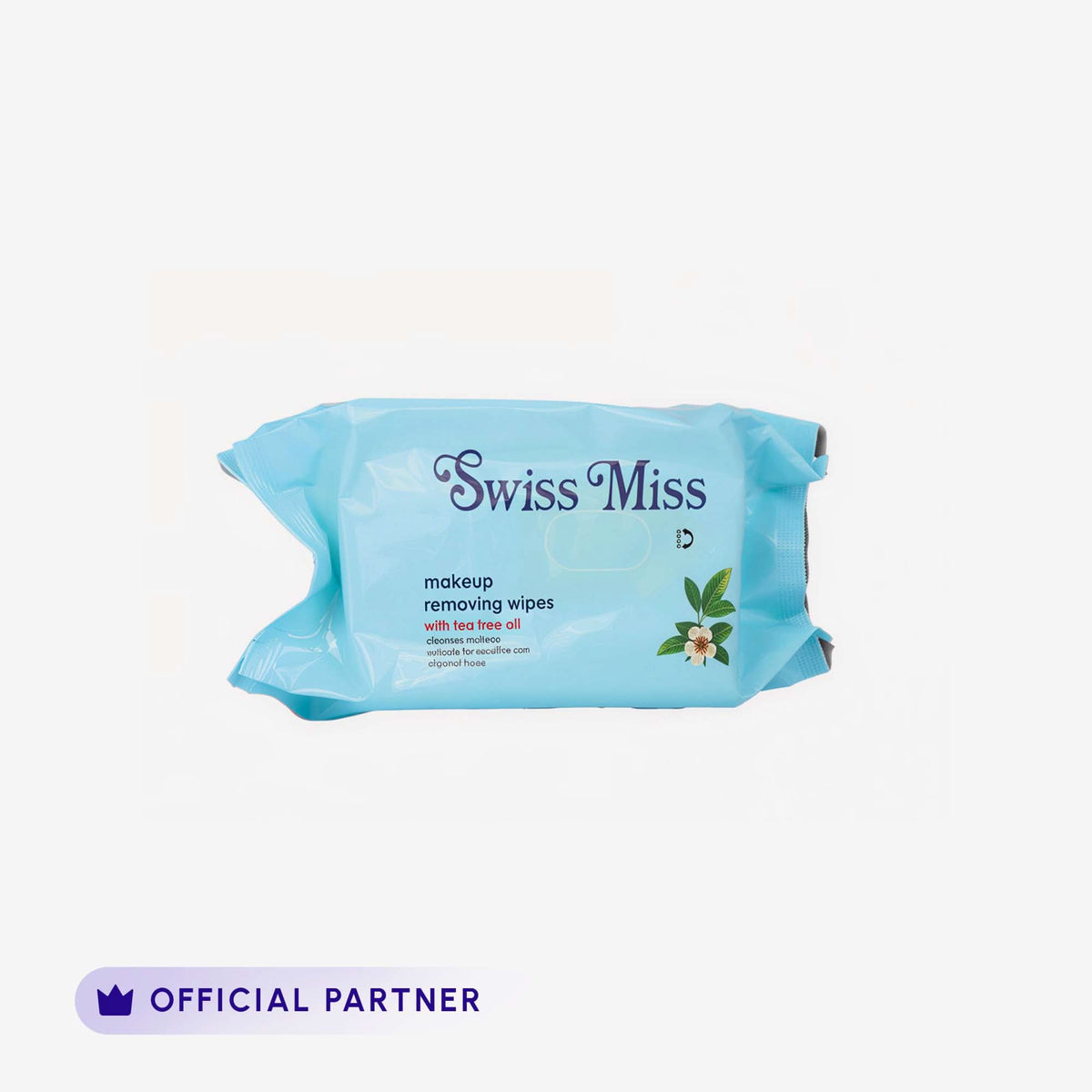 Swiss Miss - Makeup Remover Wipes With Tea Tree Oil 60 Pcs